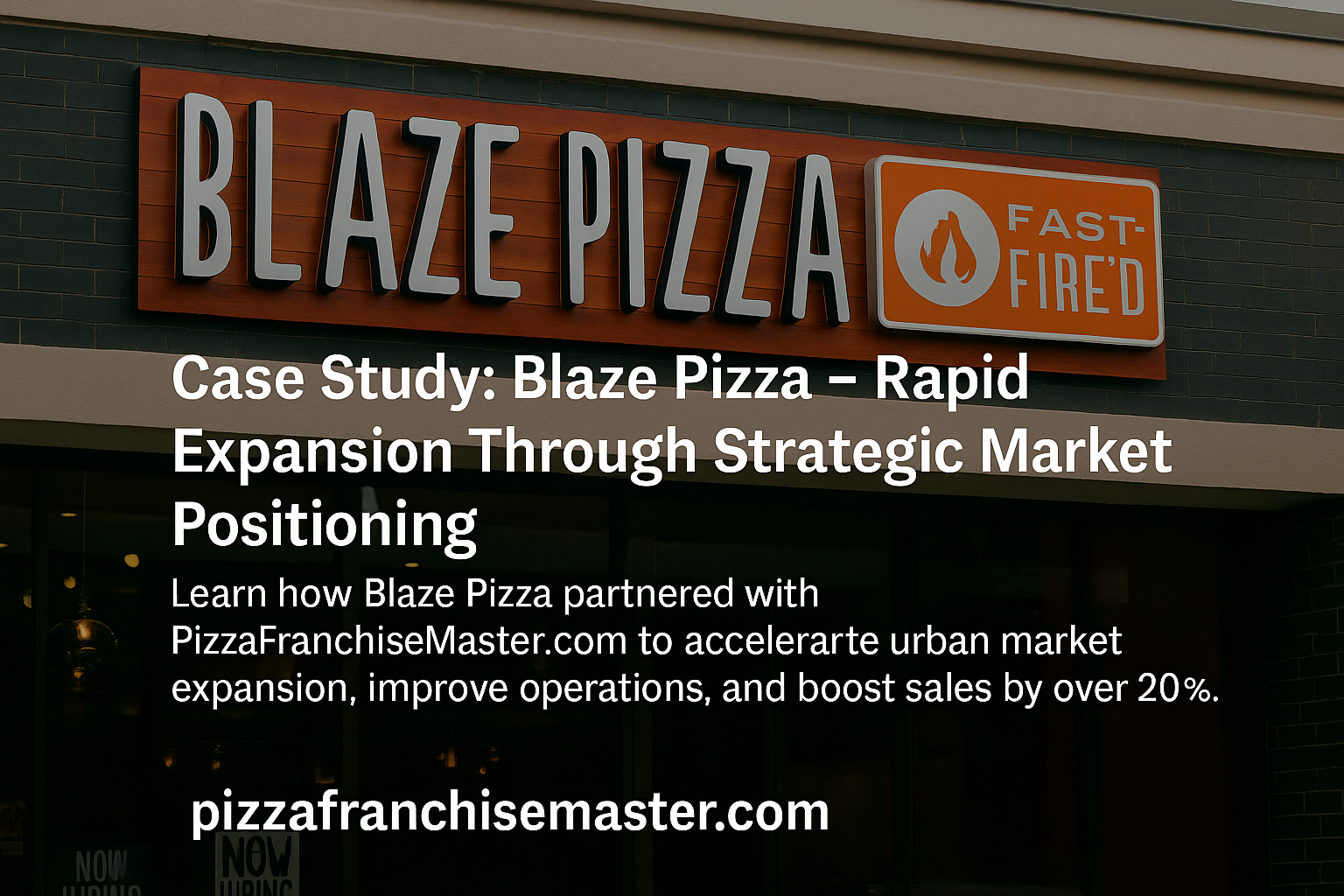 Case Study: Blaze Pizza – Rapid Expansion Through Strategic Market Positioning